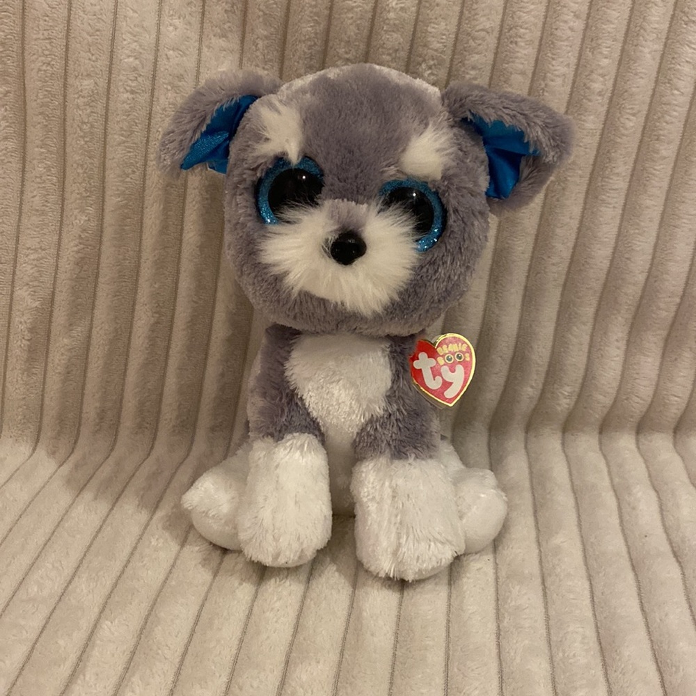 Beanie Boo | Whiskers the Dog.  6”